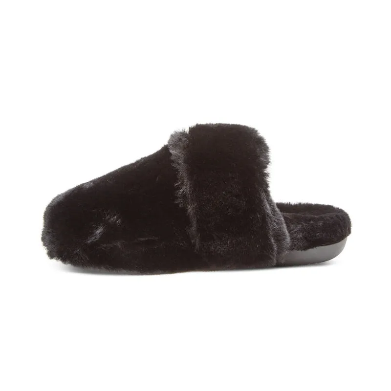 WOMEN'S AETREX MISTY ARCH SUPPORT SLIPPER | BLACK