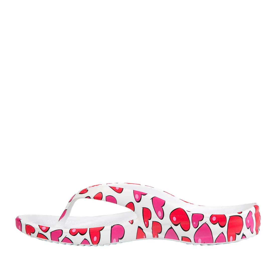 Women's Flip Flops - Hearts